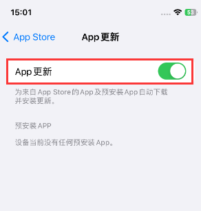 邢台苹果15维修中心如何让iPhone15APP自动更新